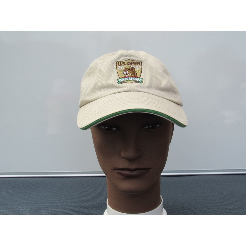 USGA U.S. Open 2007 Oakmont Member‎ Golf Hat Adjustable Khaki Baseball Cap